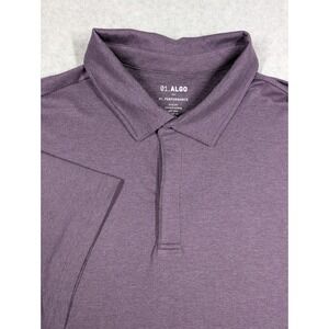 01.Algo Men Shirt‎ 3XL Performance Polo Quick Dry Stretch SPF 40 Short Sleeve